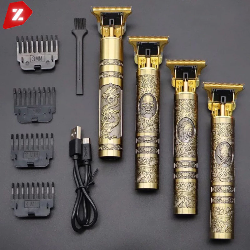 Cuidados masculinos - Barbeador e aparador de pêlos Maquina cortar cabelo dragão - Imagem 5
