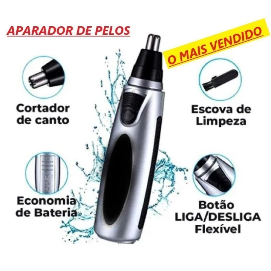 Cuidados masculinos - Barbeador e aparador de pêlos Maquina cortar cabelo dragão - Imagem 4